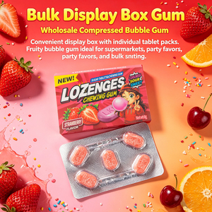 Caramelos Comprimidos en Blíster, Caramelos de Frutas Coloridos en Tabletas, Caramelos Portátiles Sellados Individualmente para Venta al por Mayor - Product Image 2
