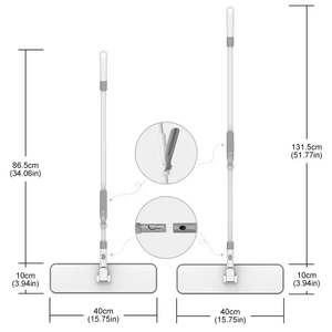 매스홈 새로운 디자인 Oem/odm 극세사 매직로드 청소 플랫 걸레 실내 청소 걸레 - Product Image 5