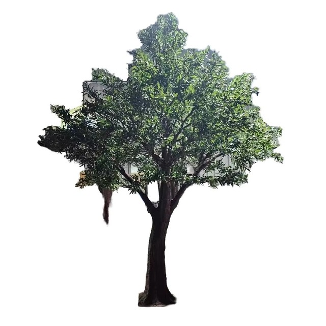 OH ARTS High Quality Artificial Tree Realistic Fake  Tree Indoor Outdoor Decor Fiberglass Trunk Hotel Home Wedding Decor