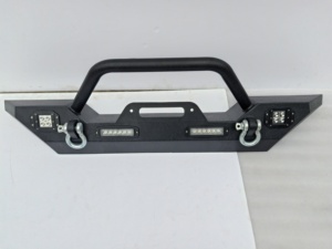 Parachoques delantero de acero para coche todoterreno, barras de toro para <span class=keywords><strong>Jeep</strong></span> Wrangler, 4x4 - Product Image 5