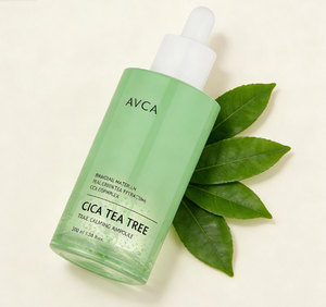 AVCA Cica Tea Tree Revitalizing Calming <b>Face</b> Serum 100ml Redness Sensitive Blemish-Prone Skin Oil Control 3-Year Shelf Life for - Product Image 1