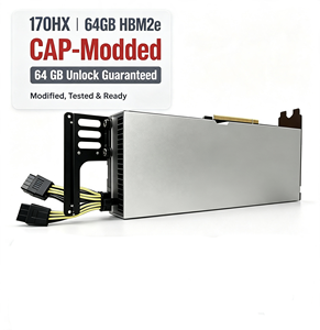 CMP 170HX 8GB Compute GPU With Added Capacitors, PCIe Lane X16, High Performance AI Inference <b>Graphics</b> <b>Card</b> Technical Support - Product Image 1