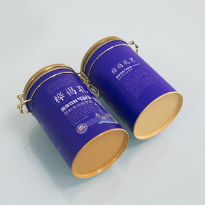 Bán Sỉ Hộp Thiếc Đen Mờ Hình Tròn Kín Khí Thiết Kế In Ấn Hộp Thiếc Cà Phê Tùy Chỉnh Hộp Thiếc Kim Loại Đựng Trà Có Nắp - Product Image 5