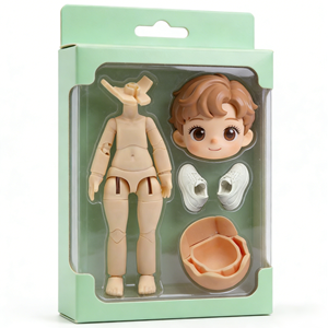 カスタムワンツーディブス<span class=keywords><strong>BJD</strong></span>ドール可動関節付き樹脂製クラフトフィギュア小型スタチュー - Product Image 1
