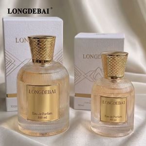 Flacon de parfum en verre rond vide, transparent, original, imprimé, avec sertissage facile, 30ml, 50ml, 100ml, mignon et simple, qualité supérieure - Product Image 3