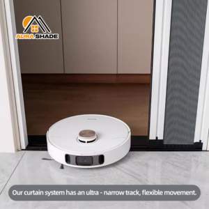 Écran rétractable <span class=keywords><strong>de</strong></span> haute qualité avec soleil en nid d'abeille coulissant intégré pour sans rail avec stores à chaîne et volets - Product Image 5