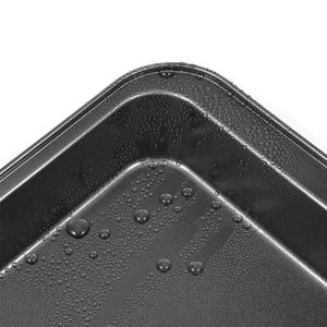 Plat à pâtisserie rectangulaire antiadhésif en acier au carbone profond pour utilisation au four, compatible lave-vaisselle - Product Image 6
