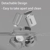 Distributeur automatique de nourriture et gamelle 2-en-1 pour animaux de compagnie, grande capacité, en PP étanche, pour chats et chiens