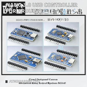 Mini / Type-C / Micro USB Nano 3.0 avec bootloader compatible, contrôleur Nano pour Arduino, pilote USB CH340, 16Mhz ATMEGA328P - Product Image 2