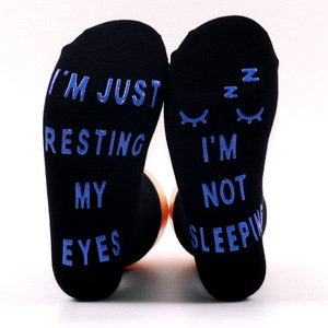 Venta al por mayor barato vestido de alta calidad NO ESTOY DORMIR Gaming Grip Calcetines antideslizantes - Product Image 6