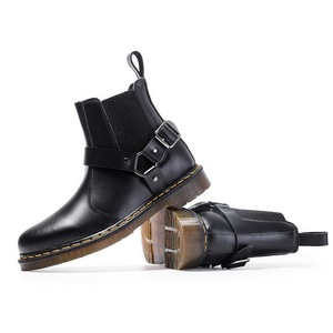 Botas de Motociclismo de Cuero Genuino para Hombre, Antideslizantes, Largas, para Carreras, Impermeables - Product Image 3