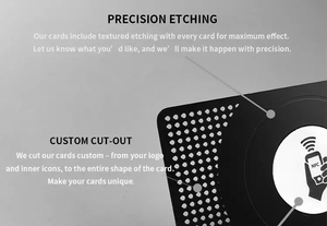 Cá nhân rắn kim loại NFC kinh doanh kỹ thuật số thẻ tap thẻ với mã QR và Truyền thông xã hội liên kết - Product Image 6