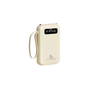Chargeurs portables pour téléphone portable, logo personnalisé, charge rapide, 10000 mAh, 20000 mAh, avec 4 câbles - Product Image 4