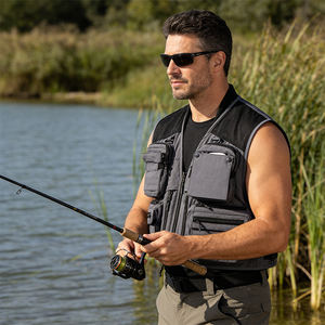 Chaleco <span class=keywords><strong>de</strong></span> <span class=keywords><strong>Pesca</strong></span> con Mosca Mydays, Portátil, Duradero, <span class=keywords><strong>de</strong></span> Nailon Ligero, con Múltiples Bolsillos Desmontables, para Hombre y Mujer - Product Image 1