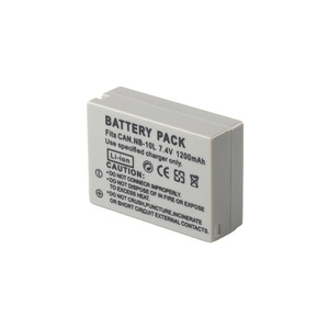 Batterie d'appareil photo NB-10L 1200mAh pour Canon PowerShot SX40HS SX40IS Certifiée CE RoHS Vente en gros Garantie de 12 mois - Product Image 1