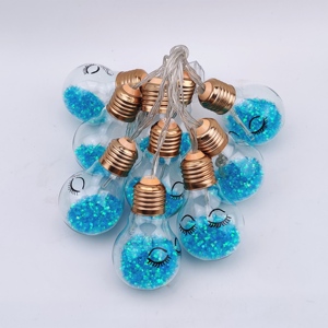 Luces de Navidad de Cristal con Pilas, Decoración Navideña Personalizada al por Mayor, Luces LED Colgantes con Forma de Alambre - Product Image 4