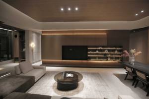 Meuble TV <span class=keywords><strong>sur</strong></span> <span class=keywords><strong>mesure</strong></span> pour salon moderne, villa/appartement - Fournisseur d'usine et service de production de conception - Product Image 2