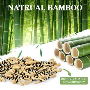 Custom LOGO Natrual Wooden <b>Golf</b> Tees Biodegradable Bamboo <b>Golf</b> Tees More Sturdy and Stable <b>Golf</b> Tee Holder - Product Image 5