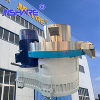 Presse à granulés de biomasse verticale à matrice annulaire certifiée CE, 3-4 tonnes/h, 220 kW, machine de production de granulés de bois avec accessoires complets