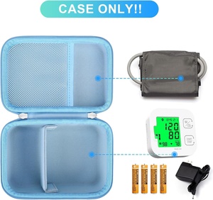 Para <span class=keywords><strong>Omron</strong></span> BP742N Case - Hard EVA Travel Storage para <span class=keywords><strong>Monitor</strong></span> de Pressão Arterial & Manguito-Apenas Caso - Product Image 2