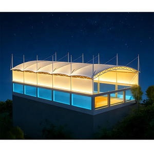 Carpa Tensada para Campo de Fútbol, Estructuras Tensadas para Estadios al Aire Libre, Fabricante de Techos Deportivos, Cubierta para Cancha de Baloncesto, Techo Deportivo - Product Image 1