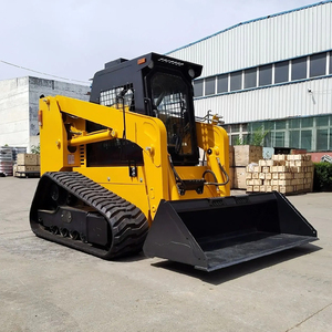 Доступный мини-погрузчик с бортовым поворотом с гусеничными дорожками и несколькими насадками - Product Image 3