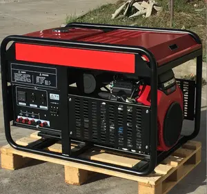 Yeni tek fazlı tek silindirli 5kW jeneratör/benzinli jeneratör 5kW/ Mini 6/7/8/9/10/12kW jeneratör