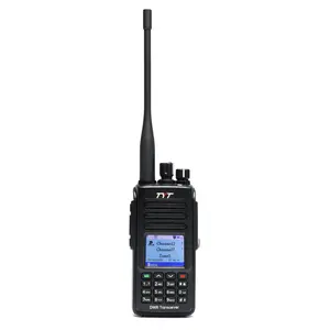 راديو رقمي محمول مضاد للمياه TYT طراز IP67 موديل MD-UV 390 بنظام تحديد المواقع 5 وات VHF UHF بتردد مزدوج و3000 قناة DMR