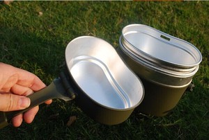 Trên bán nhà máy sản xuất nhôm lộn xộn <span class=keywords><strong>tin</strong></span> ba mảnh Đức căng <span class=keywords><strong>tin</strong></span> Set cho dã ngoại ngoài trời - Product Image 2