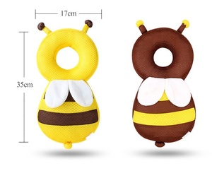 Xiximi trẻ mới biết đi bé đầu bảo vệ an toàn Pad đệm trở lại ngăn chặn bị thương thiên thần ong phim hoạt hình 3D an ninh chống thả gối - Product Image 6