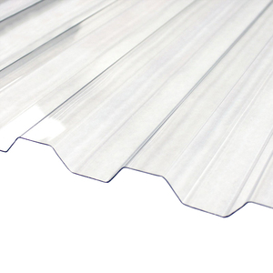 Feuille de toit transparente, ondulé, en résine, en polycarbonate, pc, pour serre, ferme, piscine de natation - Product Image 2