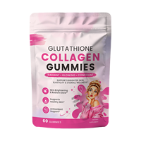 Compléments Alimentaires Végétaliens à Marque Blanche OEM | Gommes au Glutathion, Collagène, Vitamines C et E pour Éclaircissement de la Peau | Gommes L-Glutathion