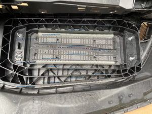 Salpicaderos de coche de sutura de cuero ABS con esquema de Color marrón negro de calidad Superior para Mercedes Benz Glc 253 2020-2022 salpicadero - Product Image 3