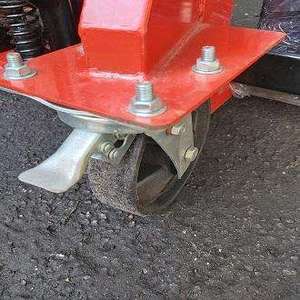 Apilador Manual Hidráulico DXX-4.24-FCOJKC de 1000 kg, Rojo, para Uso en Interiores, con Ruedas de Goma - Product Image 4