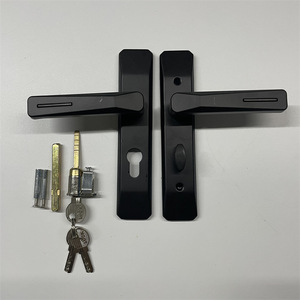 Manija de Aluminio con Bloqueo de Palanca para Puerta Corredera de Vidrio, Diseño Moderno y Simple para Uso Doméstico - Product Image 1