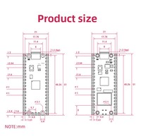 Placa de Desarrollo Raspberry Pi PICO2, Placa de Microcontrolador de Doble Núcleo RISC-V Raspberry Pi Pico 2W, China