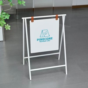 Chuanghui Dubbelzijdige Opvouwbare Poedercoating Stalen Staande Buiten A-Frame Stoepbord Display Standaard 1 Jaar Garantie - Product Image 4