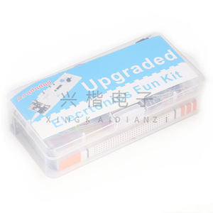 Kit électronique amélioré Arduino Uno R3 avec plateau d'expérimentation, ensemble d'apprentissage DIY, composants pour l'éducation et la création - Product Image 1