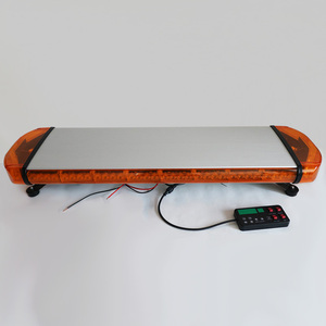 Biaochi 40'' 100CM Barre lumineuse d'urgence pour toit de voiture, haute luminosité, alliage d'aluminium, certifiée CE, 82W, <span class=keywords><strong>82</strong></span> LED, rangée d'avertissement ESCORT - Product Image 2