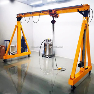 Grúa pórtico móvil ligera y portátil de 0.5t, 1t, 2t, 3t, 5t para almacén - Product Image 4