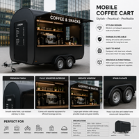Camion de Kebab Entièrement Équipé, Taille Personnalisée pour l'Europe, Chariot de Vente Ambulant pour Bubble Tea, Café, Hot-Dogs, Remorque Alimentaire