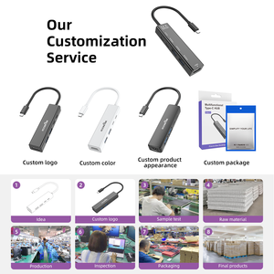 Hub USB C 5 en 1 Personalizado, <span class=keywords><strong>Adaptador</strong></span> <span class=keywords><strong>de</strong></span> Carga PD <span class=keywords><strong>de</strong></span> 100 W con <span class=keywords><strong>HDMI</strong></span> 4K <span class=keywords><strong>a</strong></span> 60 Hz y USB 3.0 - Product Image 3