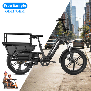 Vélo <span class=keywords><strong>cargo</strong></span> électrique pliable à deux <span class=keywords><strong>places</strong></span> YEESTEP 48V 15AH avec batterie au lithium, cadre en aluminium et moteur à moyeu arrière - Product Image 1