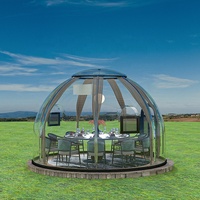 Romantique En Plein Air Restaurant Hôtel PC Et Cadre En Aluminium Resort Transparent Dôme Bulle Préfabriqué Tente Maison