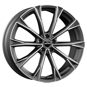 CERCHI EN LEGA TOTALE 8,5x21 5x110 ET 29 DIAMANTE ANTRACITA MATE - Product Image 1