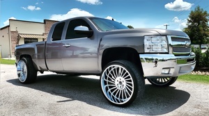 KYKY Custom 24x12 24x14 26x12 26x14 26x16 28x16 30x16 Polierte 6x5.5 8x170 8x180 Geschmiedete LKW-Felgen für Ram 1500 RAM 2500 - Product Image 6