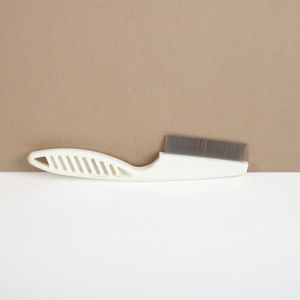 Pet <b>Combs</b> For Dogs Fine Tooth Steel Needle Plastic Handle <b>Flea</b> Removal Grooming Tool - Product Image 4