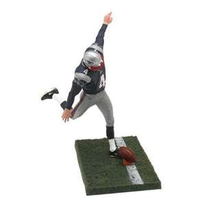 Custom Rubgy Sports Star Figruine <strong>McFarlane</strong> NFL Series 10 Adam Vinatieri in New England Patriots Blue Jersey Figure - Product Image 1