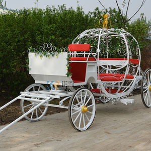 Carrosse de Cendrillon à vendre Chariot électrique pour chevaux Voiture de princesse Voiture de mariage Transport de chevaux à vendre - Product Image 3