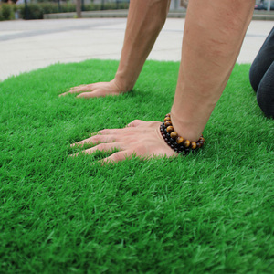 Césped Artificial, Césped Sintético para Decoración de Jardín, Césped Sintético para Jardín, Realista y Natural, 30-50 mm, Verde <span class=keywords><strong>Café</strong></span> - Product Image 2